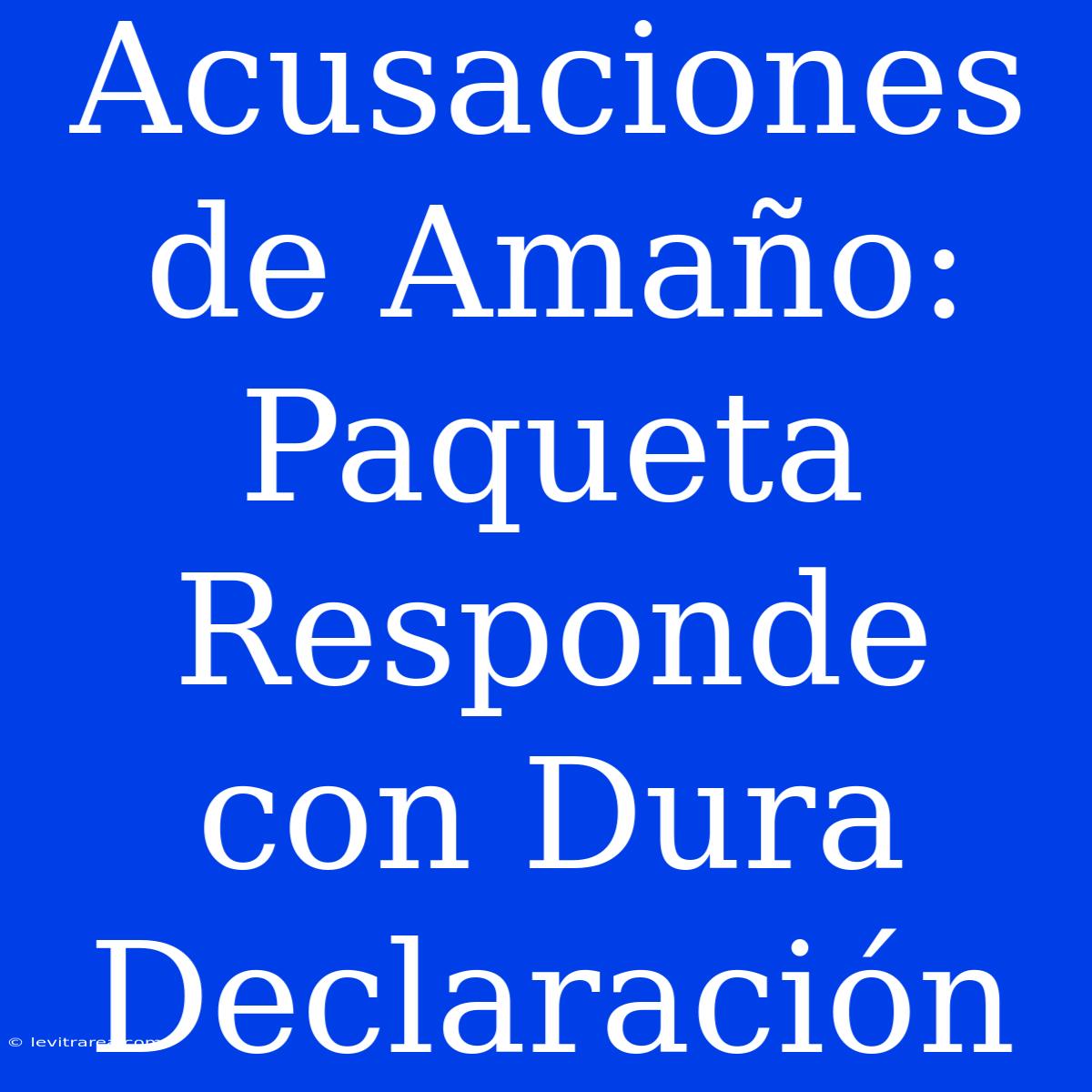 Acusaciones De Amaño: Paqueta Responde Con Dura Declaración