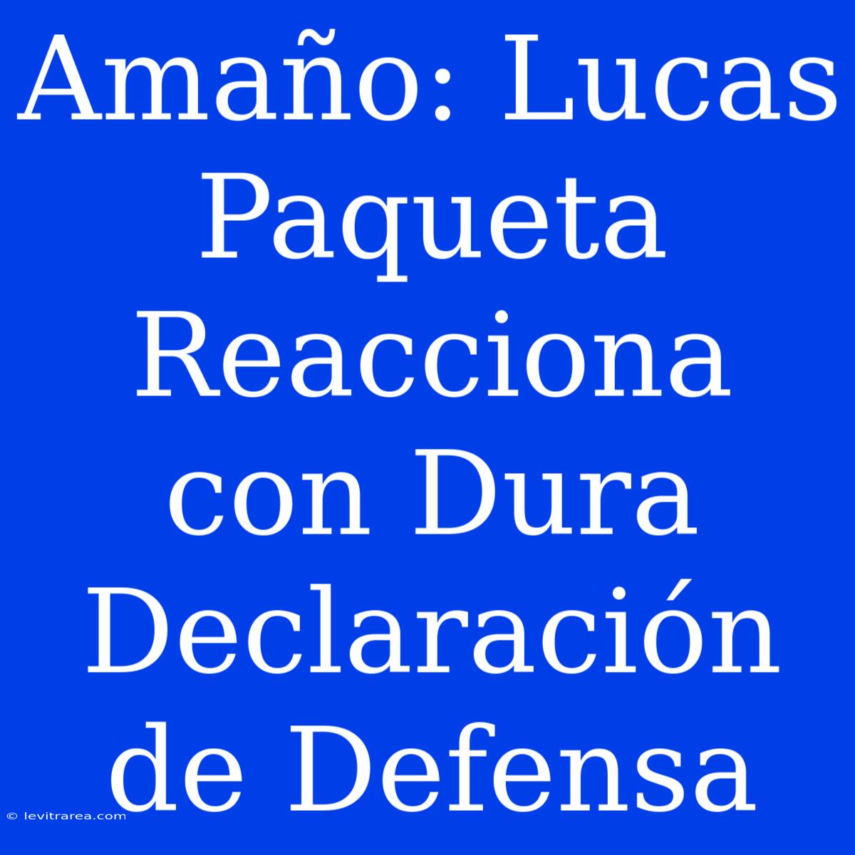 Amaño: Lucas Paqueta Reacciona Con Dura Declaración De Defensa