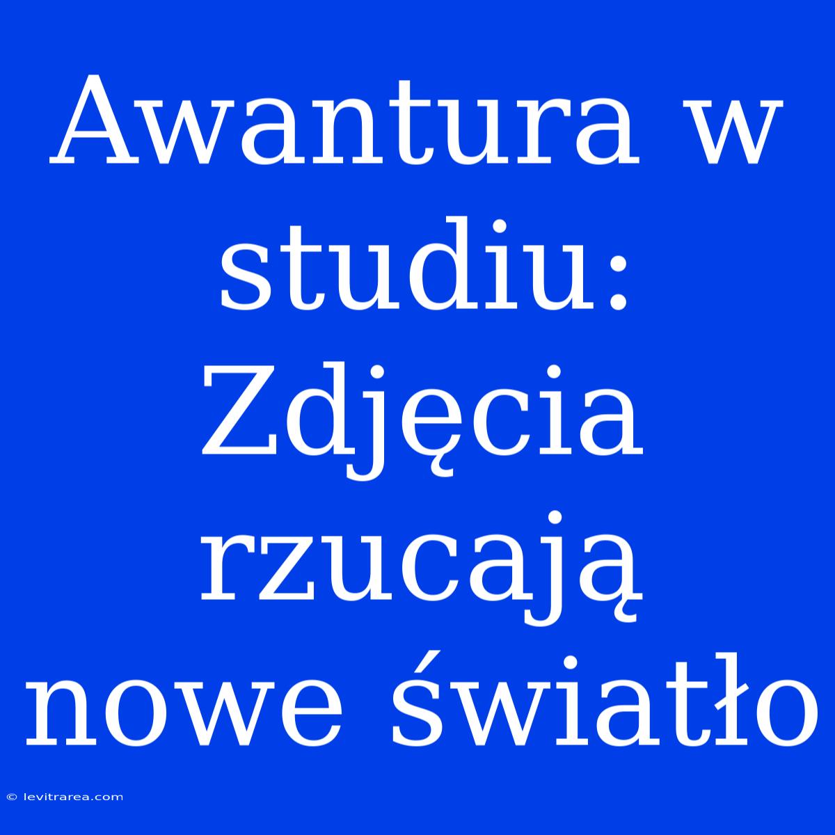 Awantura W Studiu: Zdjęcia Rzucają Nowe Światło