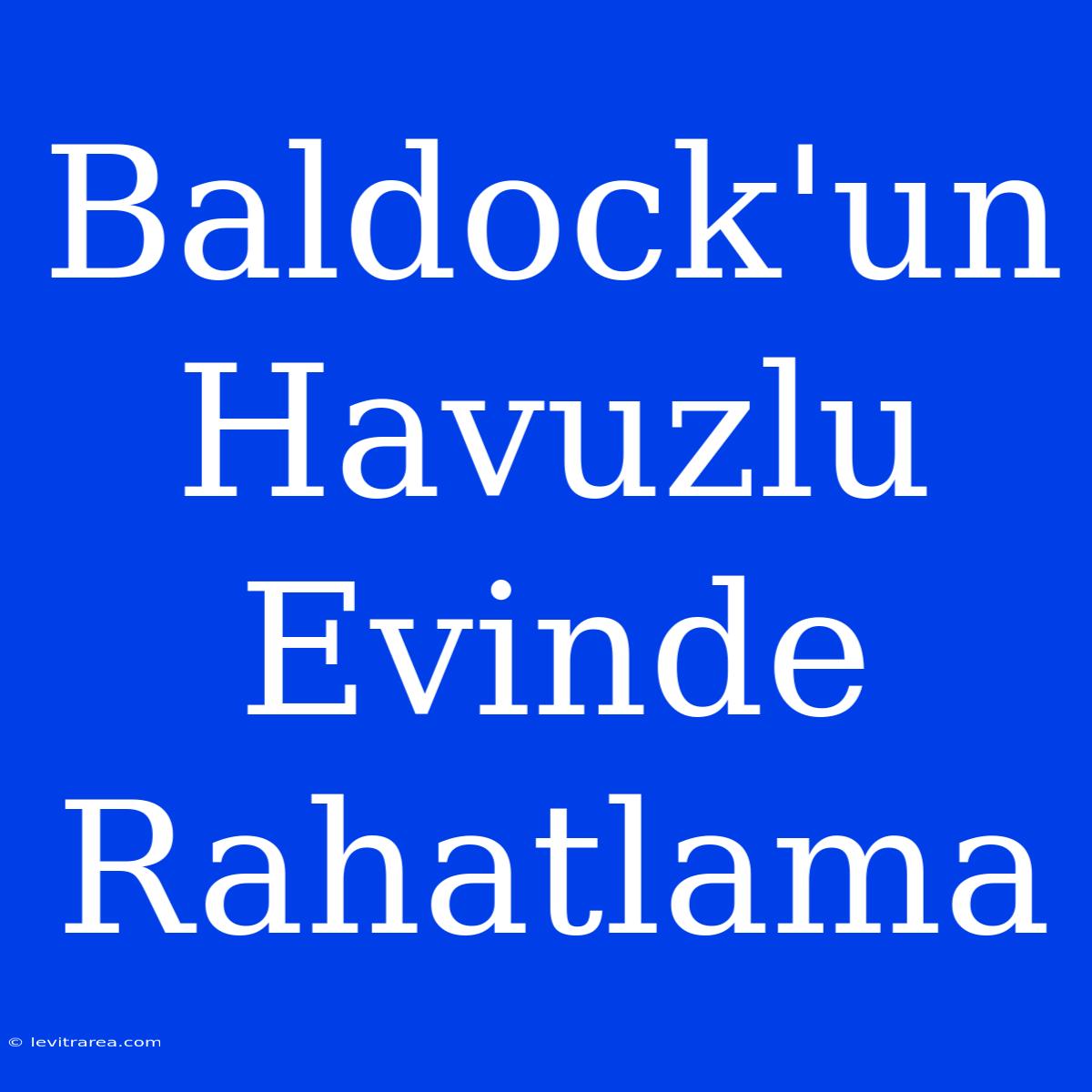 Baldock'un Havuzlu Evinde Rahatlama 