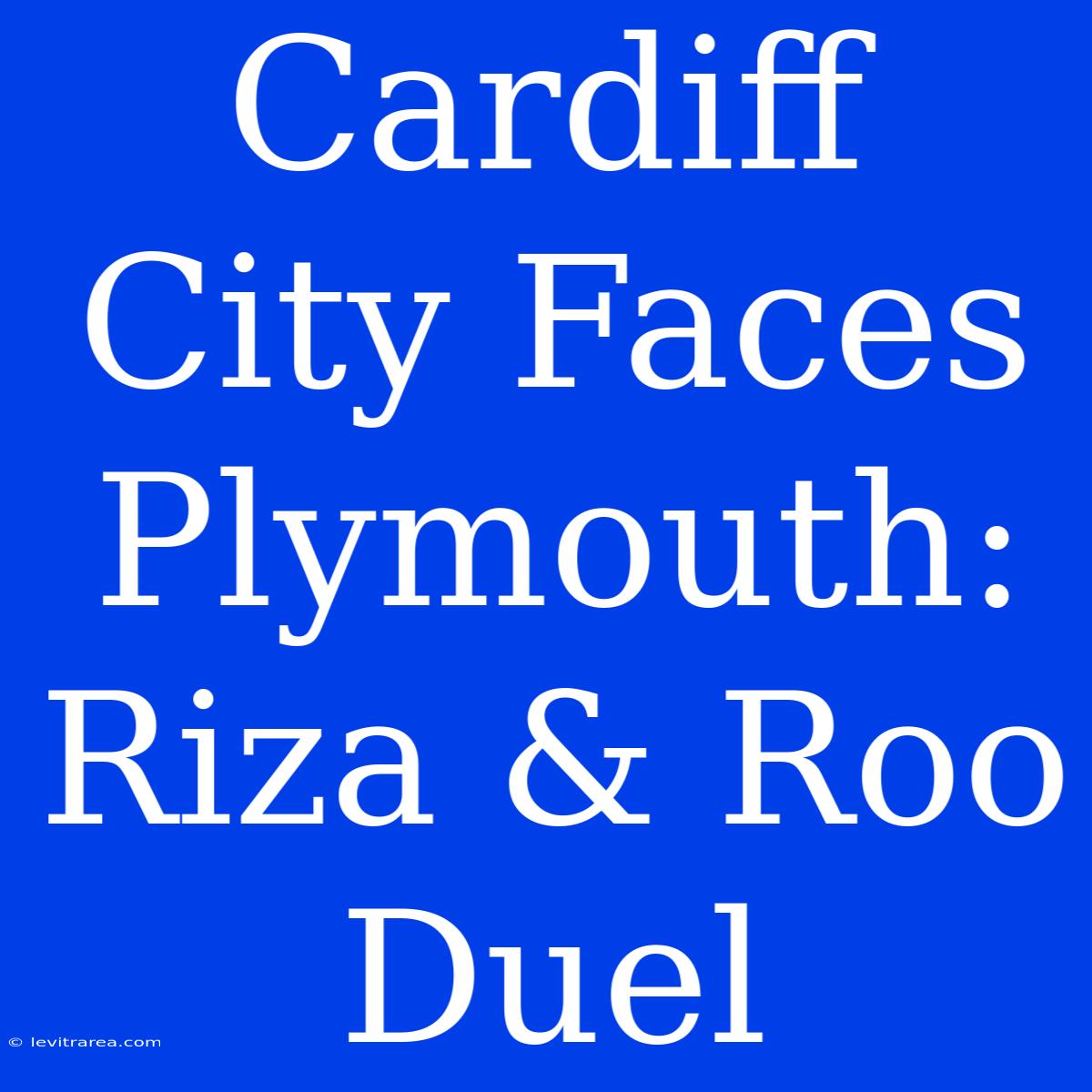 Cardiff City Faces Plymouth: Riza & Roo Duel