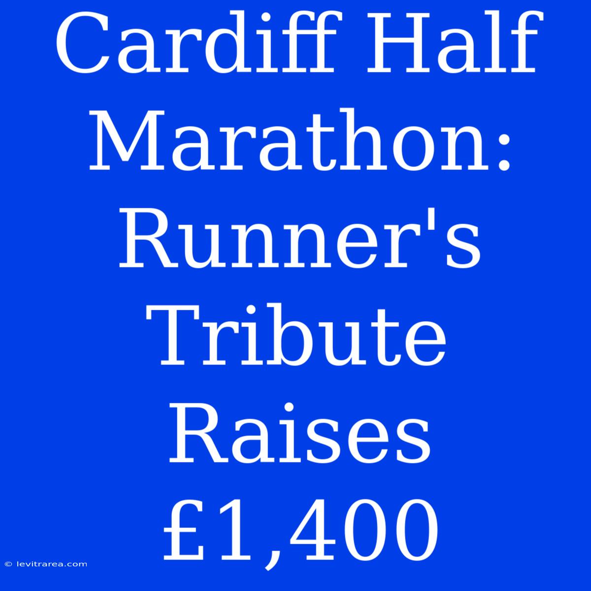 Cardiff Half Marathon: Runner's Tribute Raises £1,400