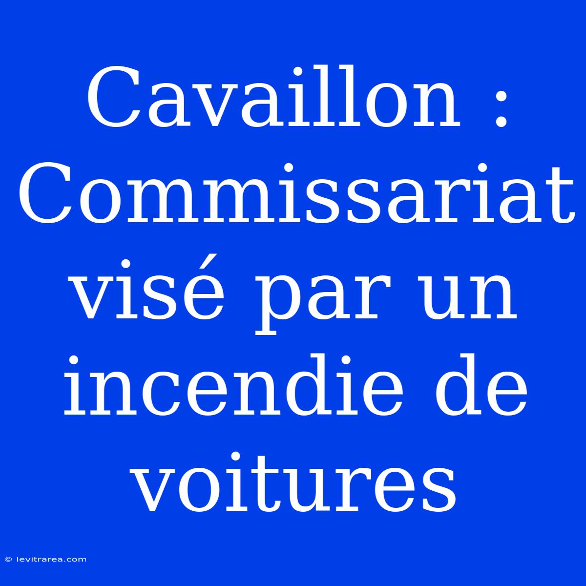 Cavaillon : Commissariat Visé Par Un Incendie De Voitures