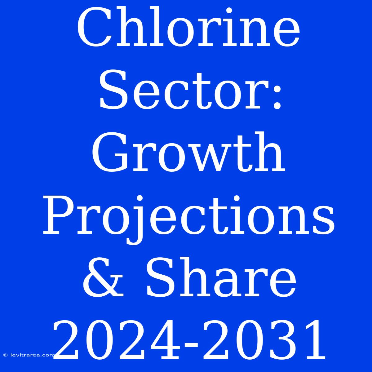 Chlorine Sector: Growth Projections & Share 2024-2031