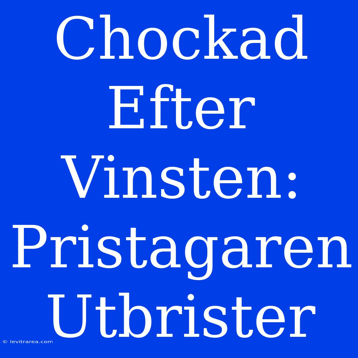 Chockad Efter Vinsten: Pristagaren Utbrister