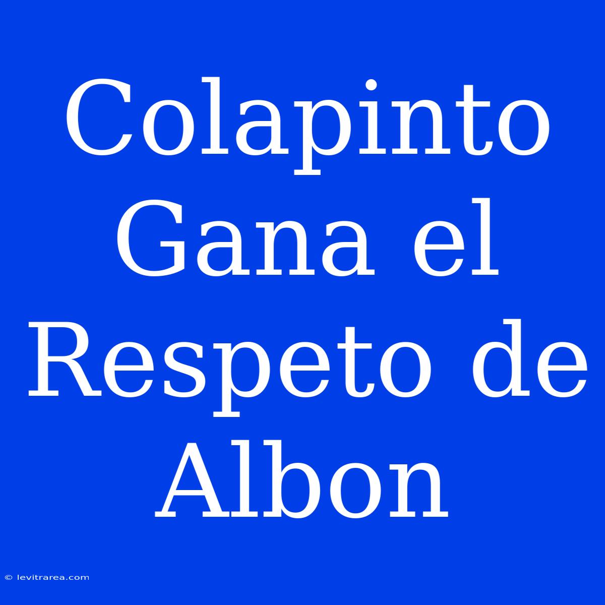 Colapinto Gana El Respeto De Albon