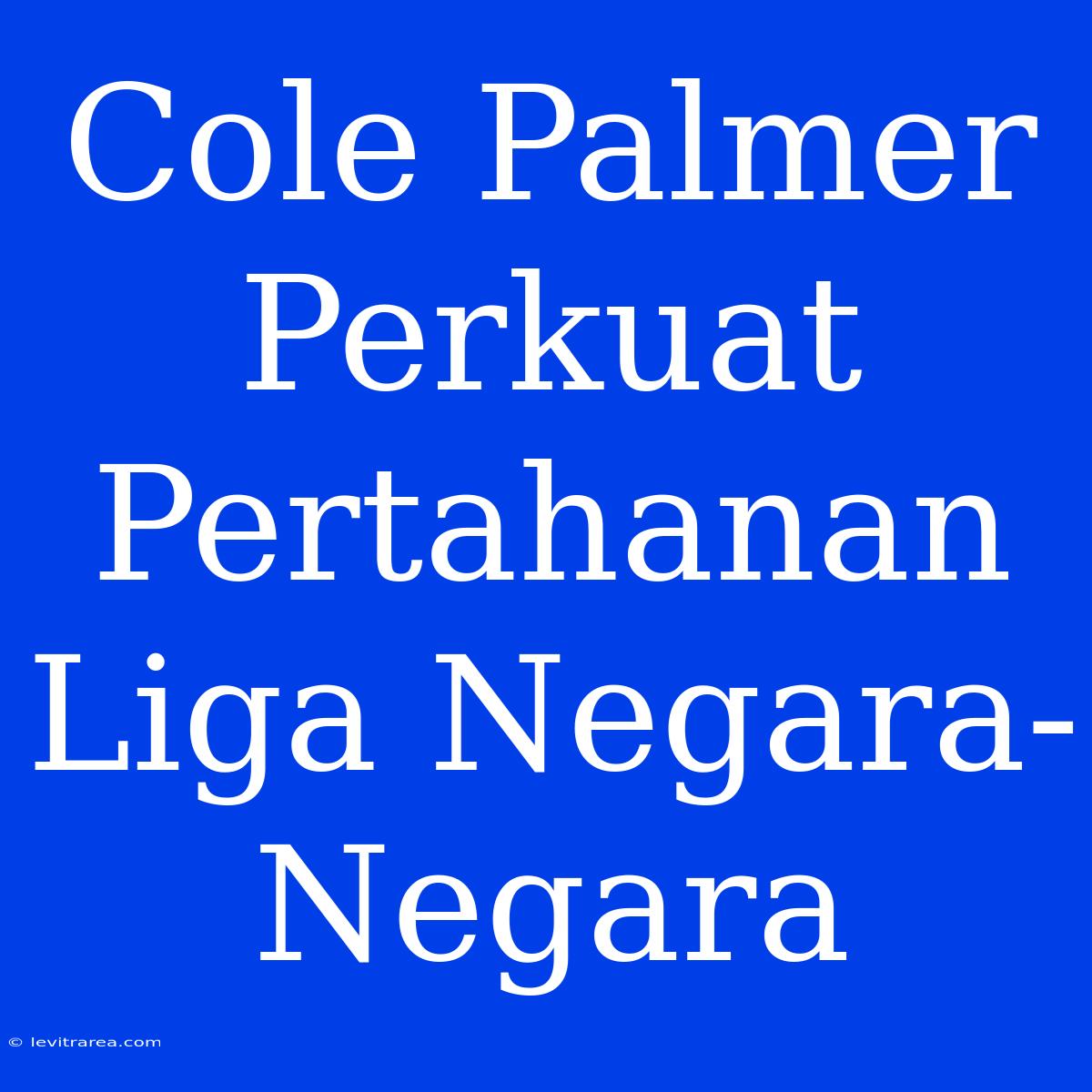 Cole Palmer Perkuat Pertahanan Liga Negara-Negara