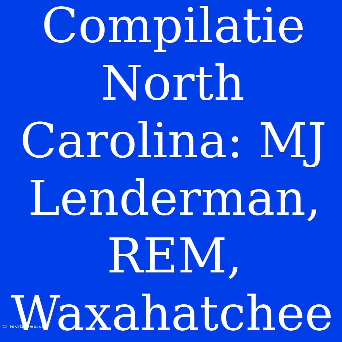 Compilatie North Carolina: MJ Lenderman, REM, Waxahatchee