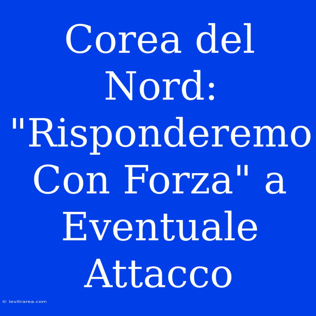 Corea Del Nord: 