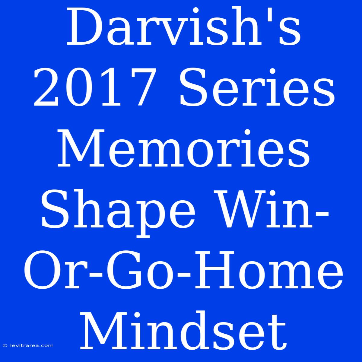 Darvish's 2017 Series Memories Shape Win-Or-Go-Home Mindset 