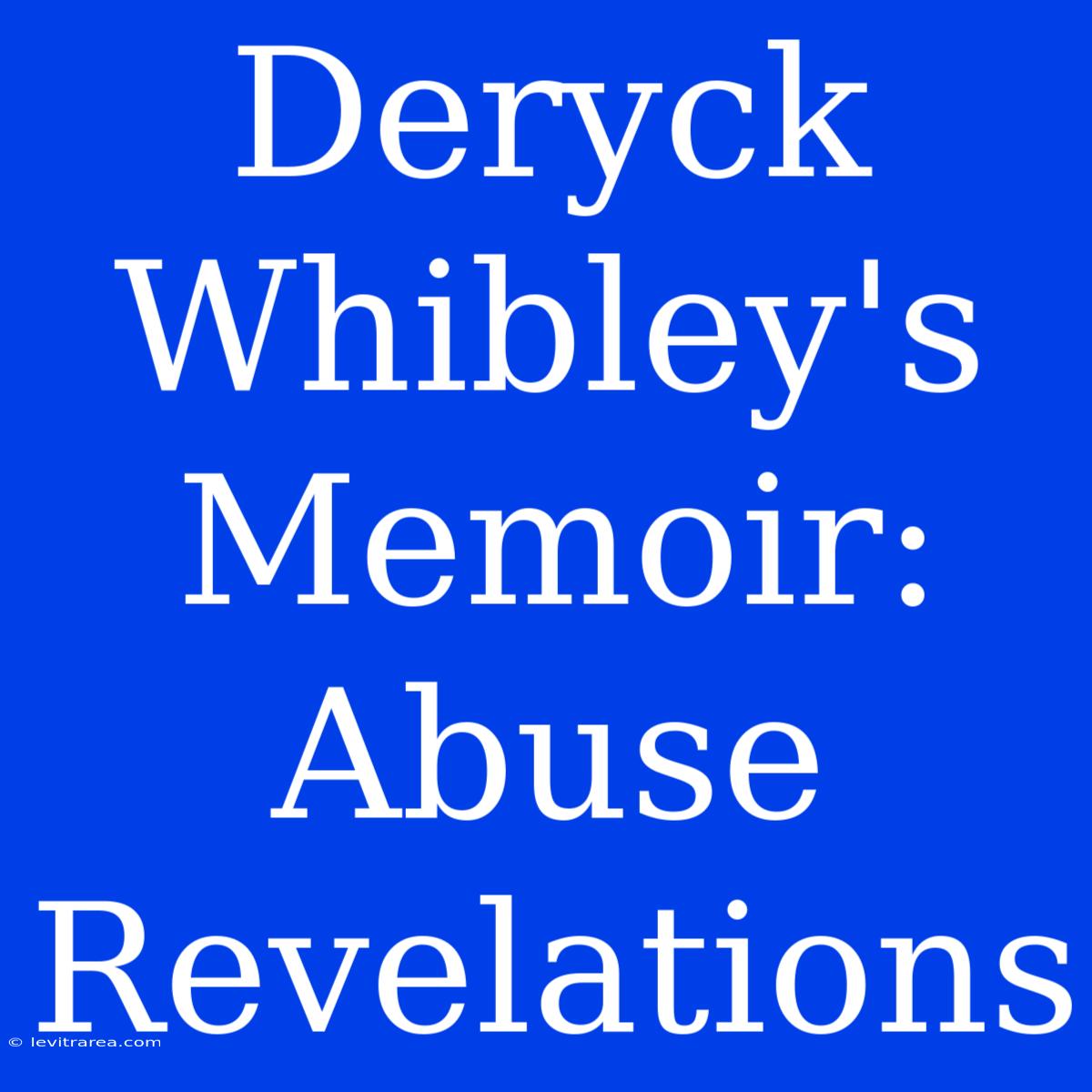 Deryck Whibley's Memoir: Abuse Revelations