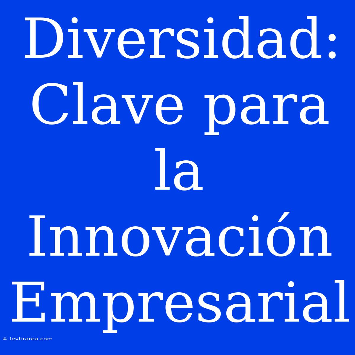 Diversidad: Clave Para La Innovación Empresarial