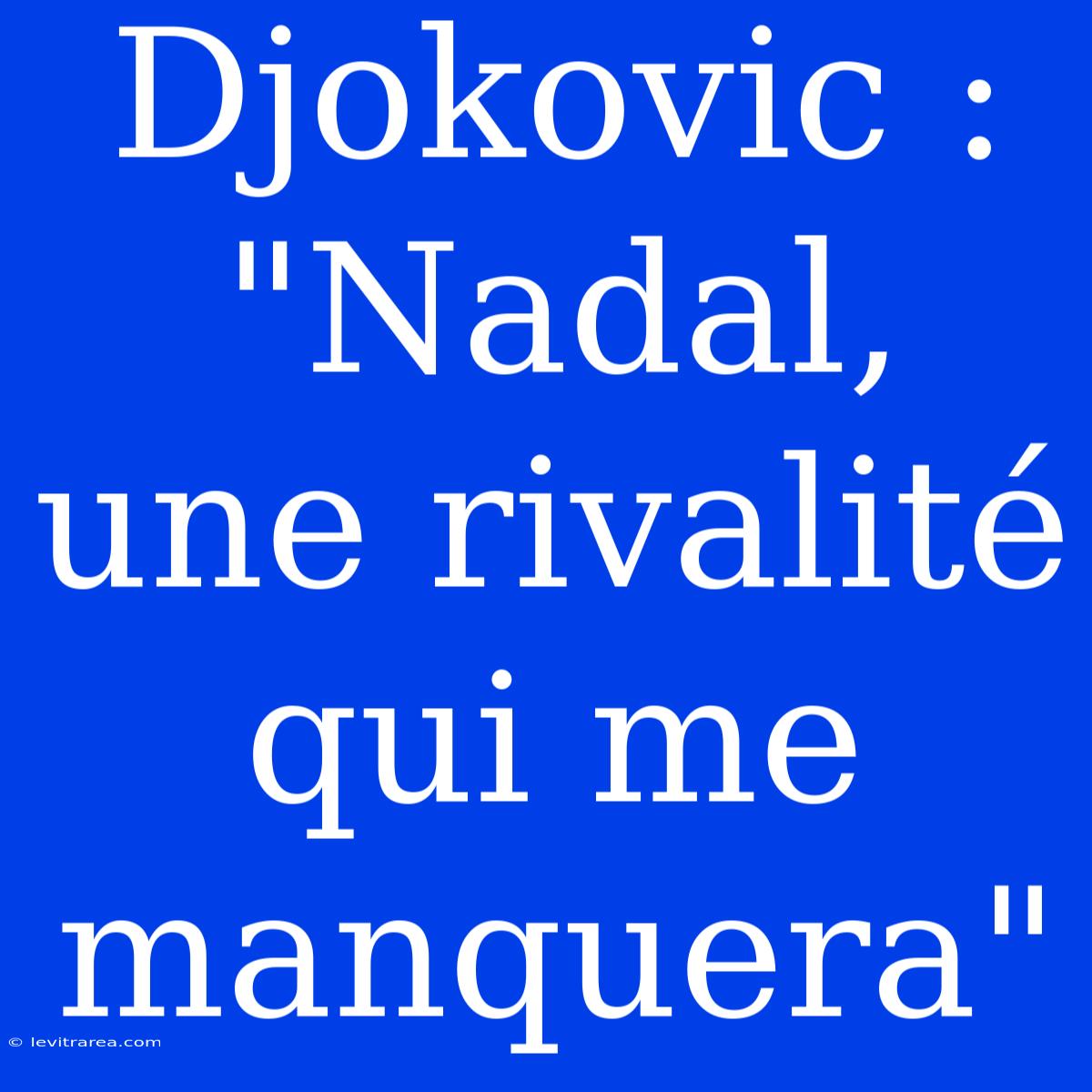 Djokovic : 