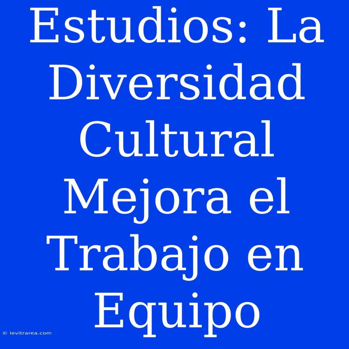 Estudios: La Diversidad Cultural Mejora El Trabajo En Equipo