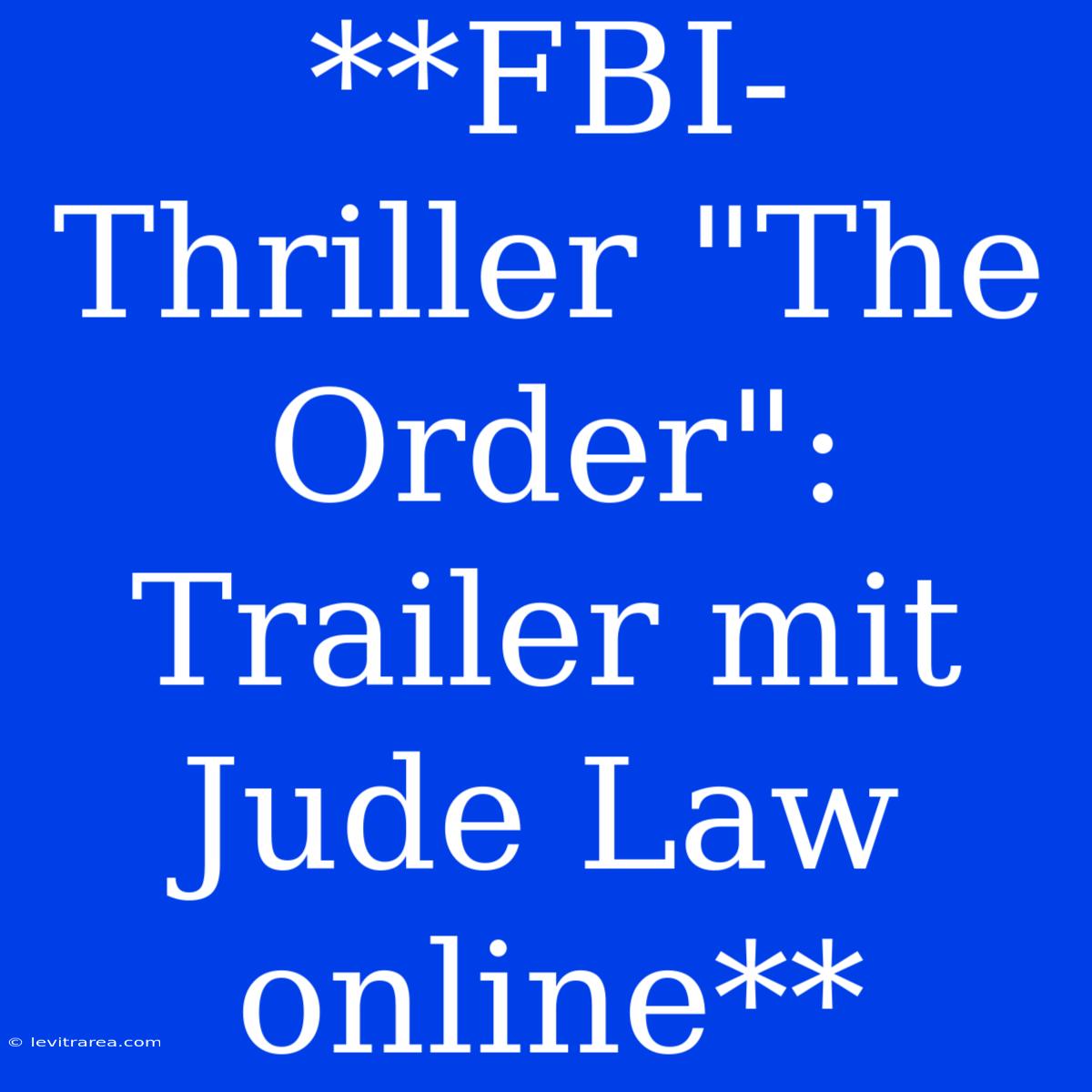 **FBI-Thriller 