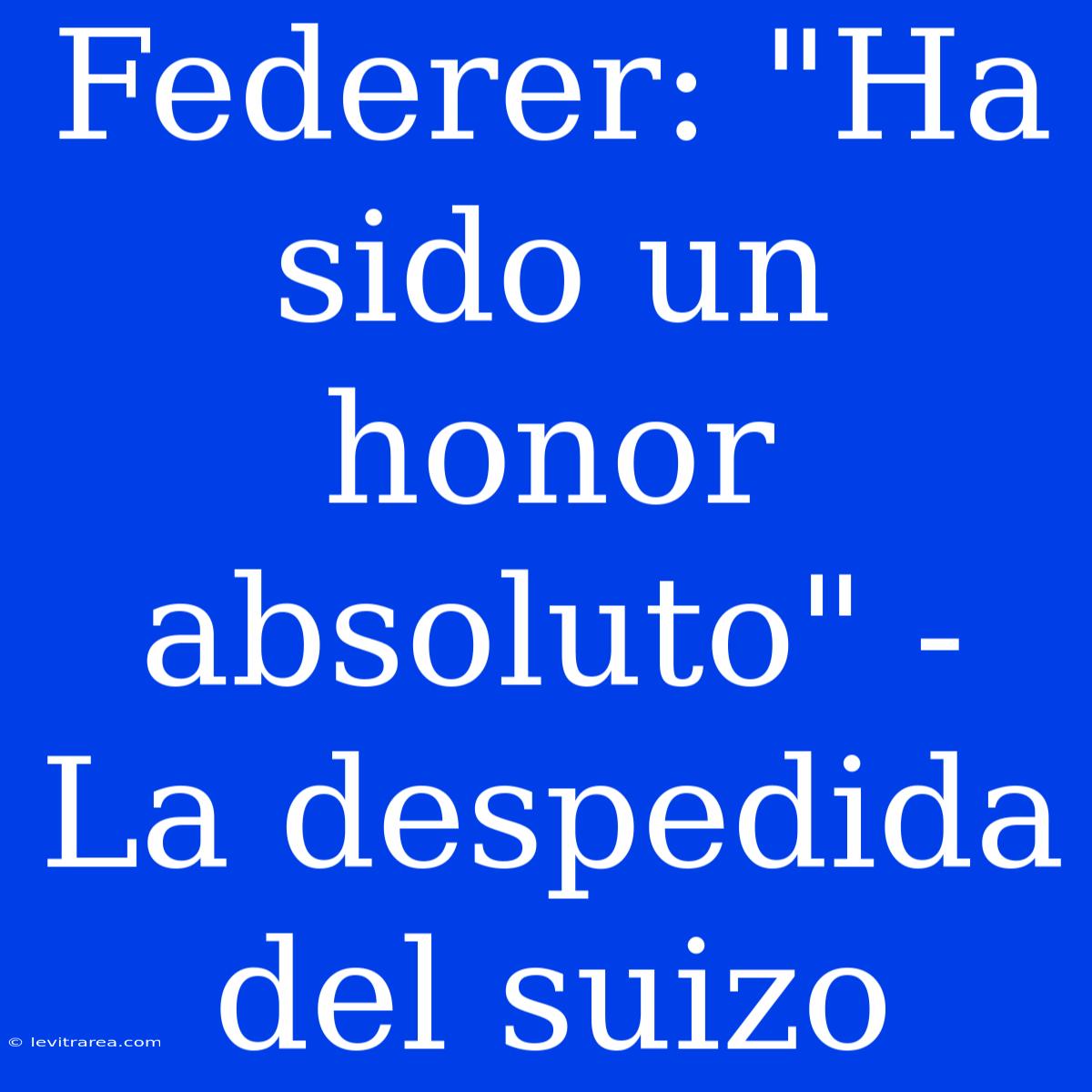 Federer: 