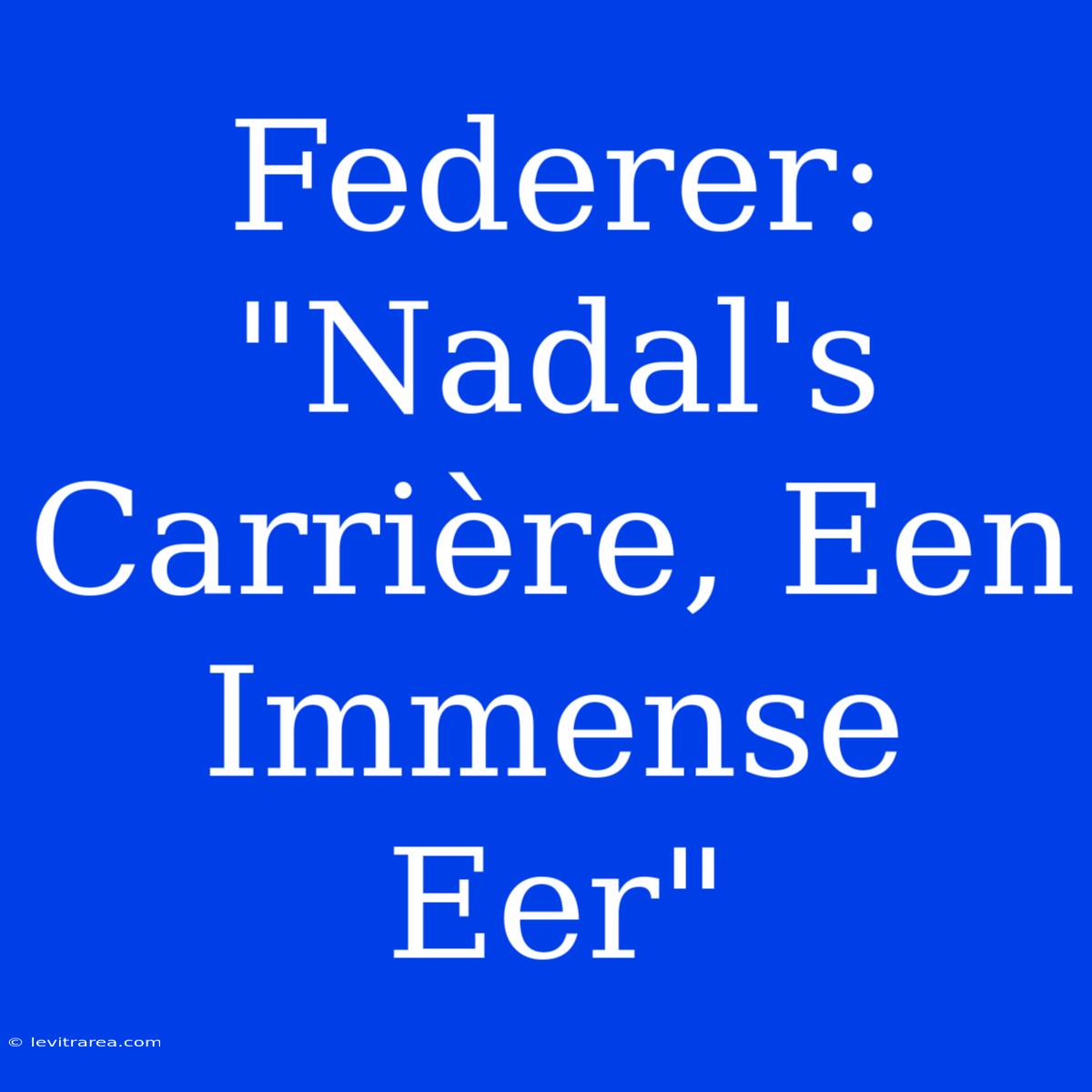 Federer: 