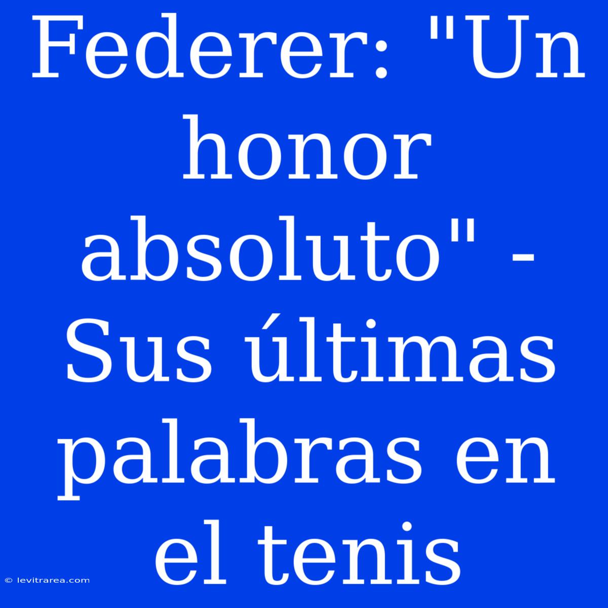 Federer: 