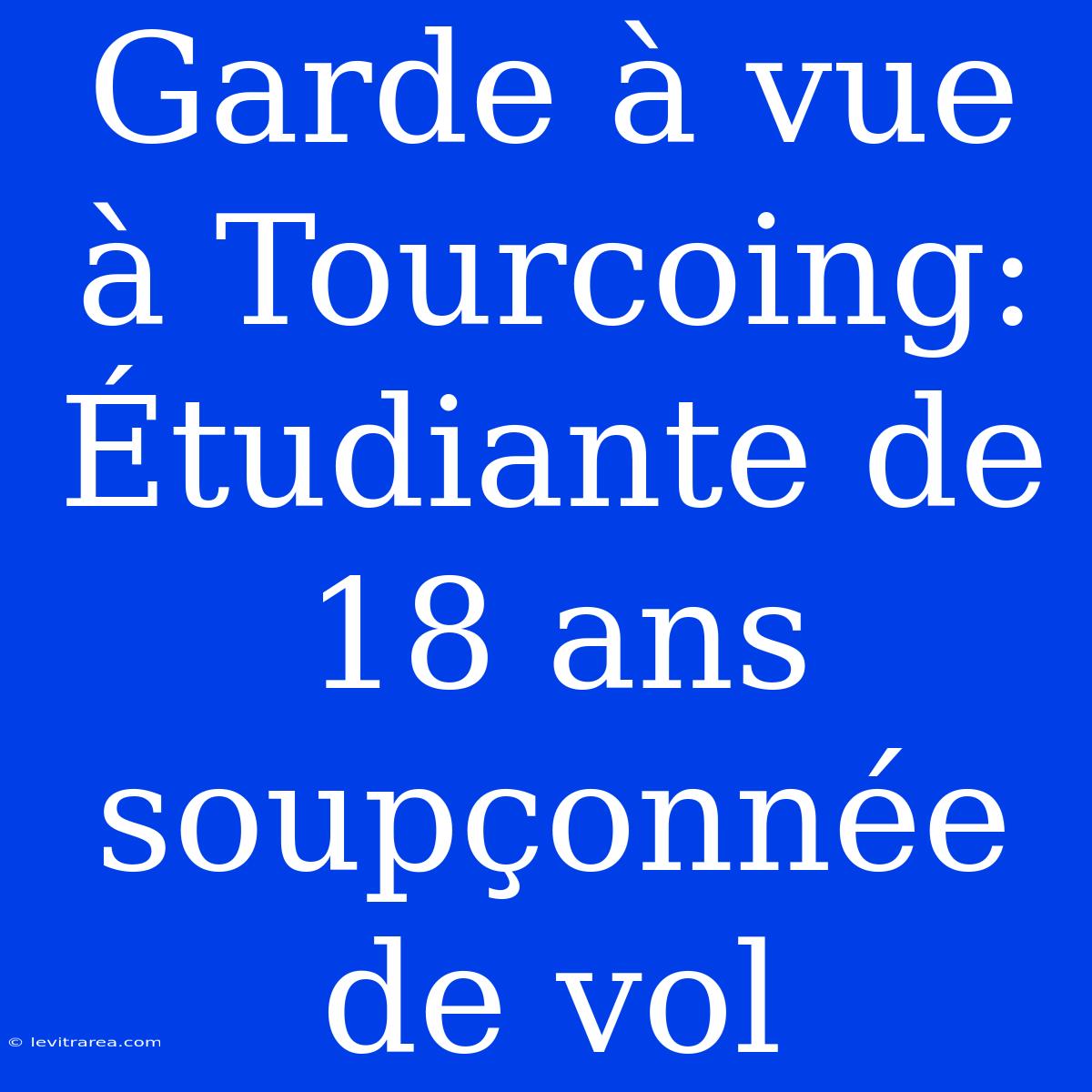 Garde À Vue À Tourcoing: Étudiante De 18 Ans Soupçonnée De Vol