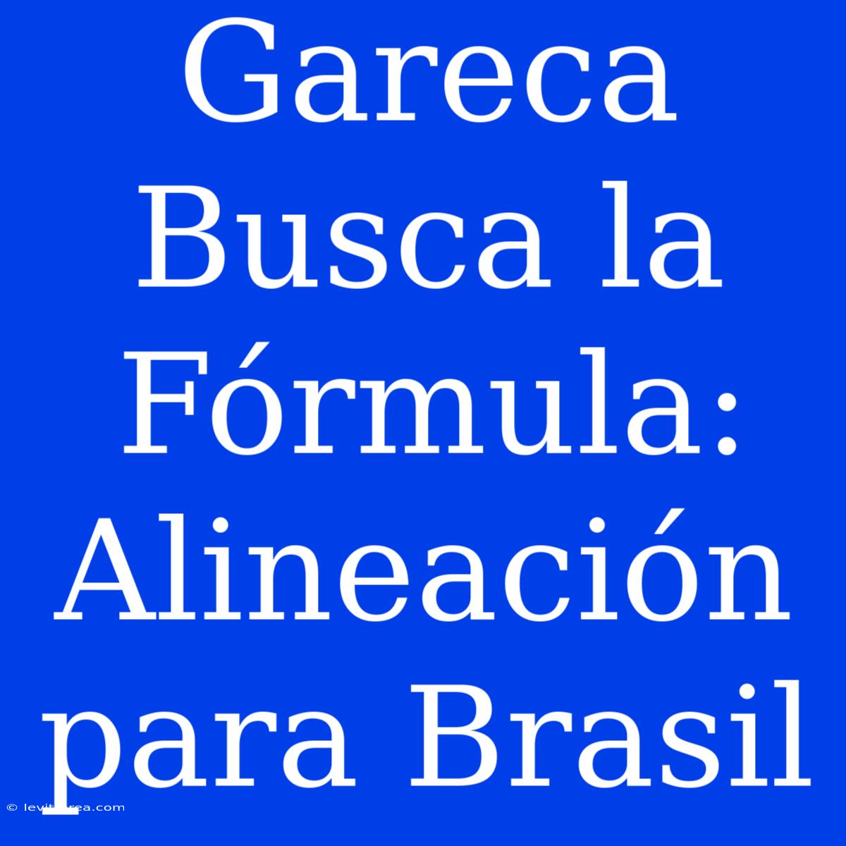 Gareca Busca La Fórmula: Alineación Para Brasil