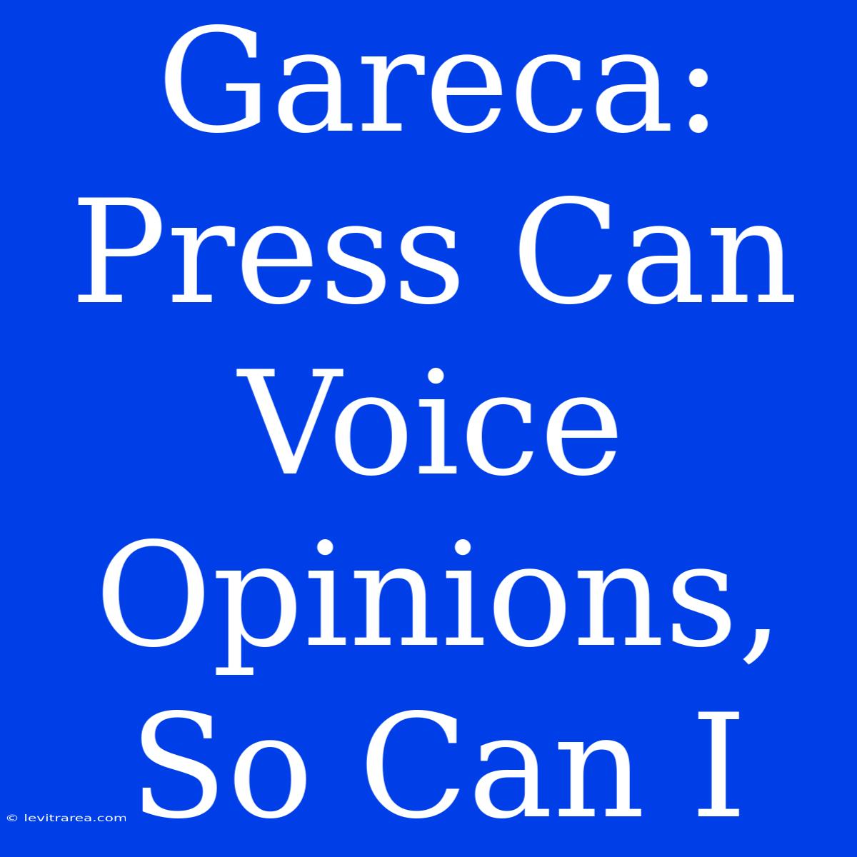 Gareca: Press Can Voice Opinions, So Can I 