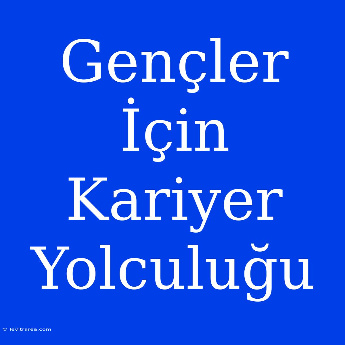 Gençler İçin Kariyer Yolculuğu