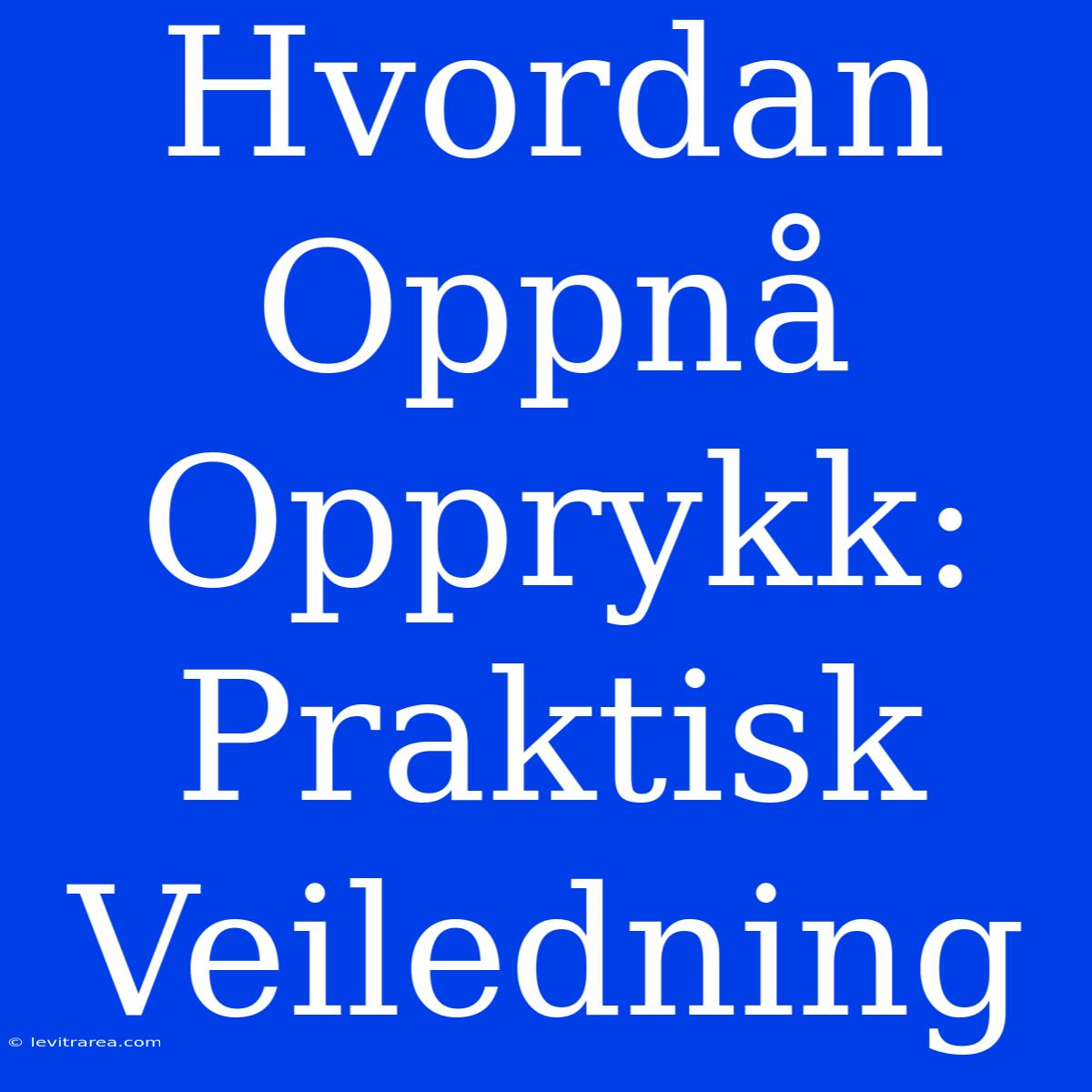 Hvordan Oppnå Opprykk: Praktisk Veiledning