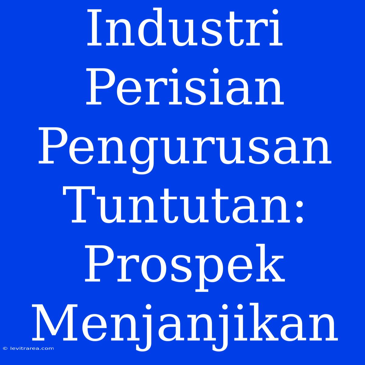 Industri Perisian Pengurusan Tuntutan: Prospek Menjanjikan