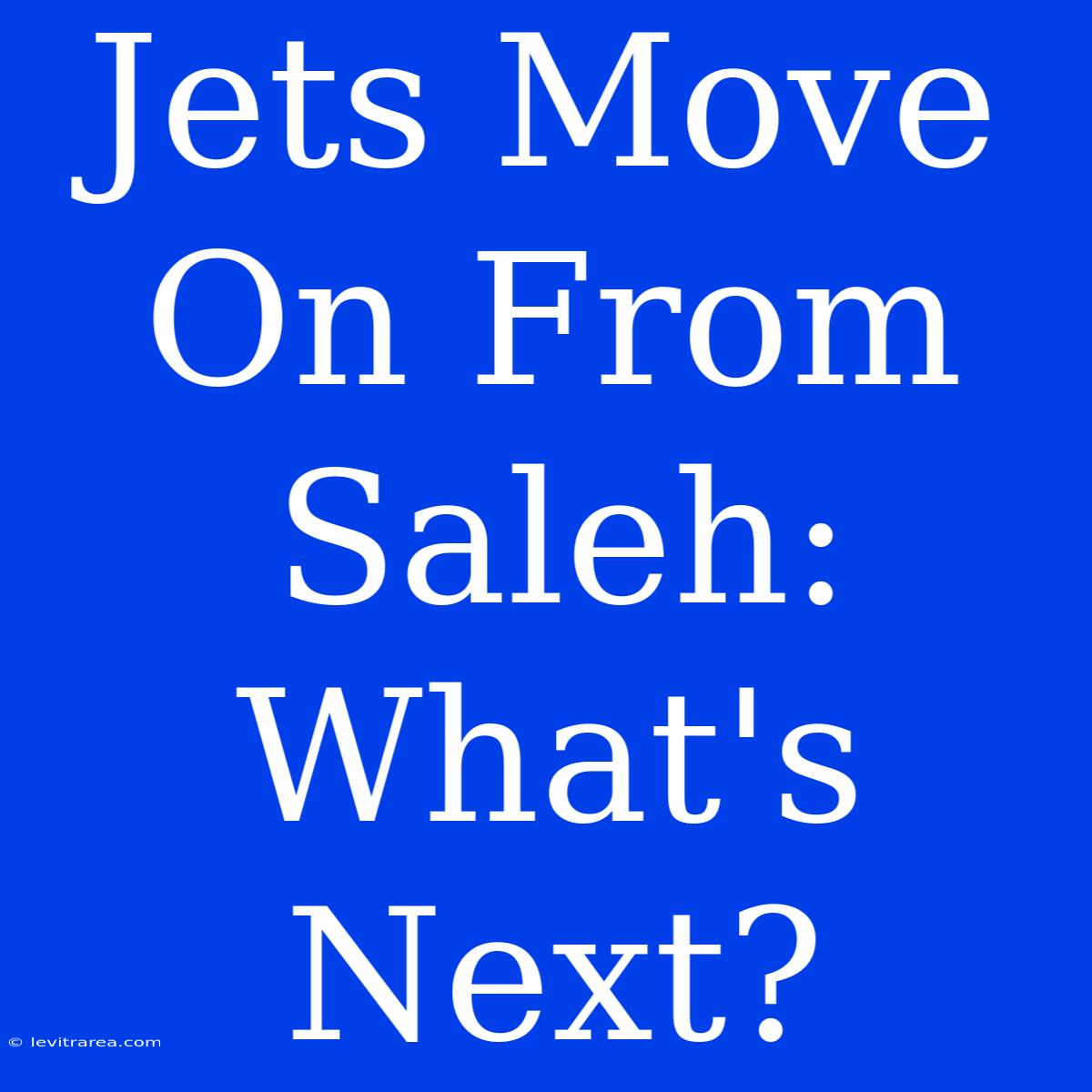 Jets Move On From Saleh: What's Next?