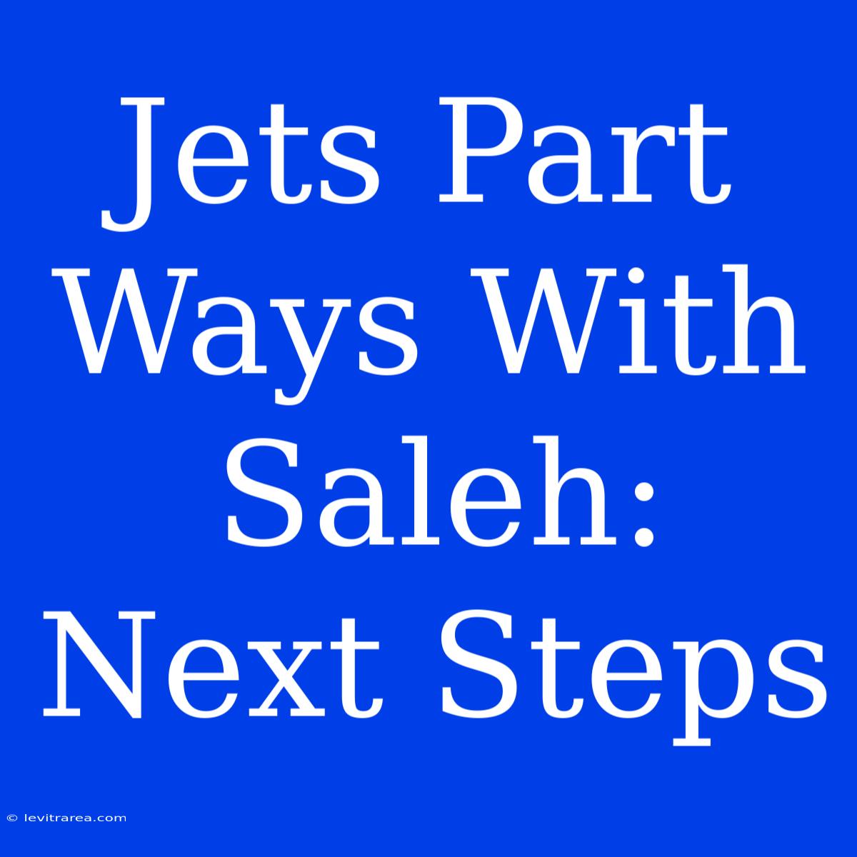 Jets Part Ways With Saleh: Next Steps