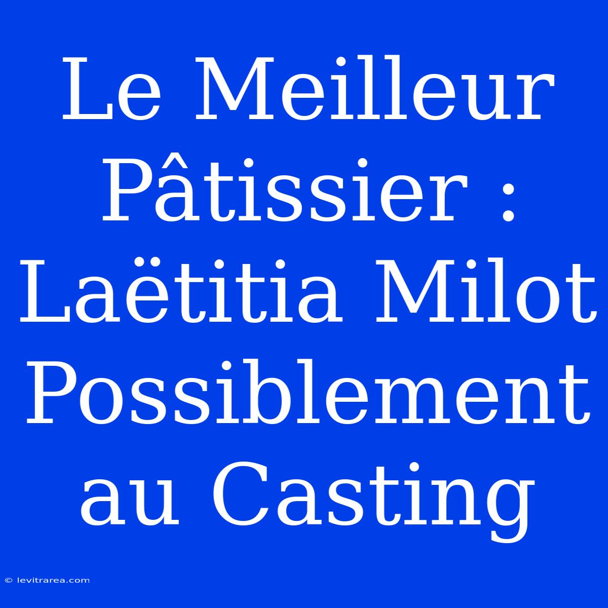 Le Meilleur Pâtissier : Laëtitia Milot Possiblement Au Casting