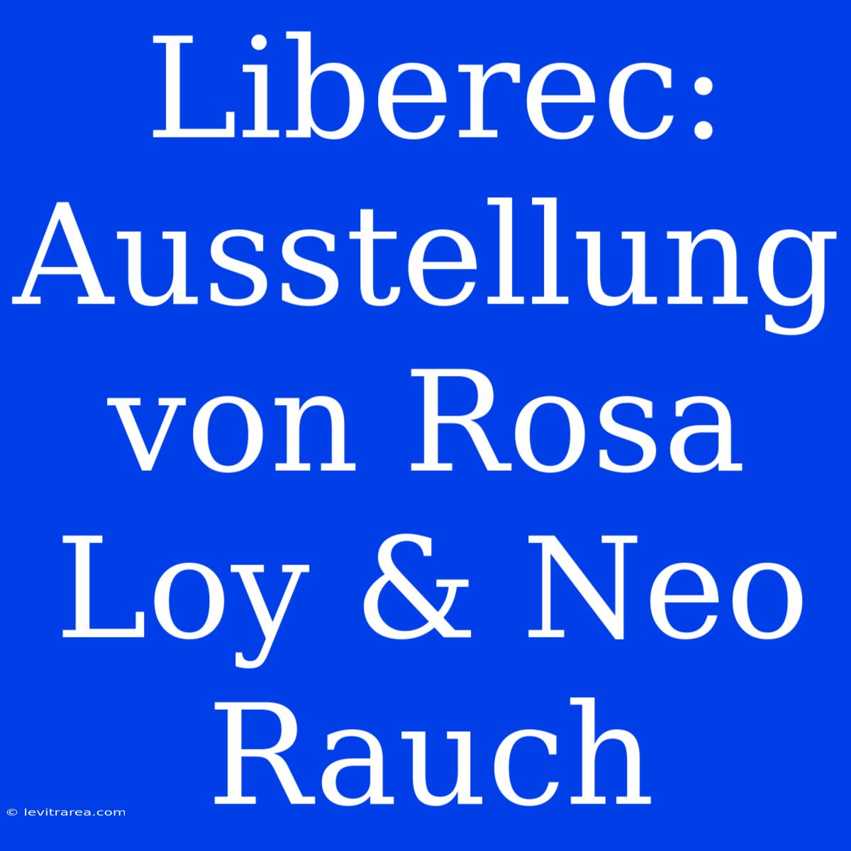 Liberec: Ausstellung Von Rosa Loy & Neo Rauch