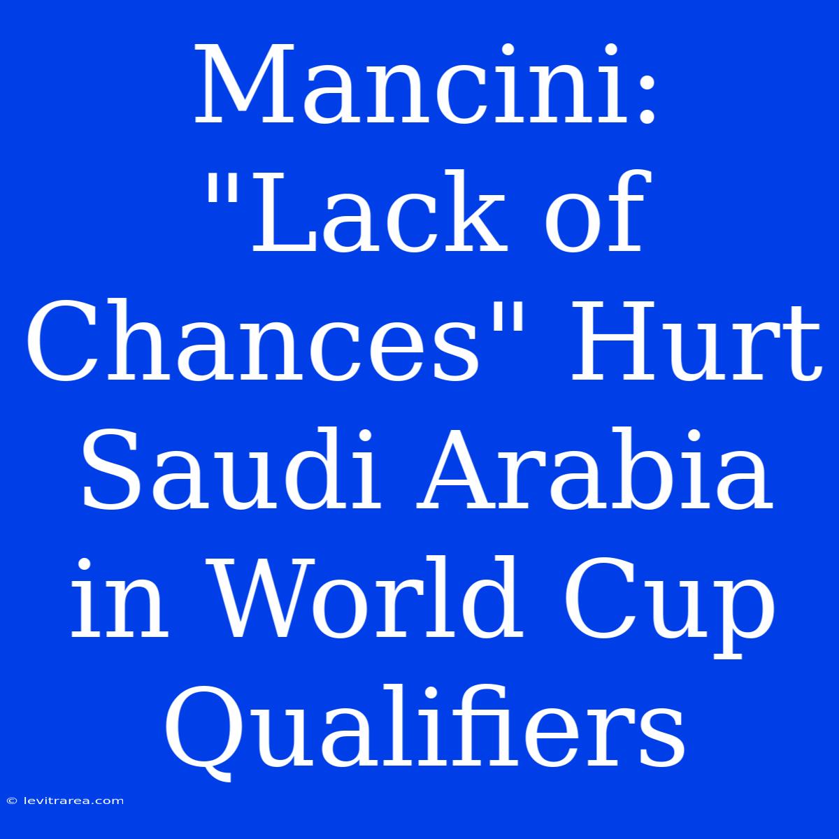 Mancini: 