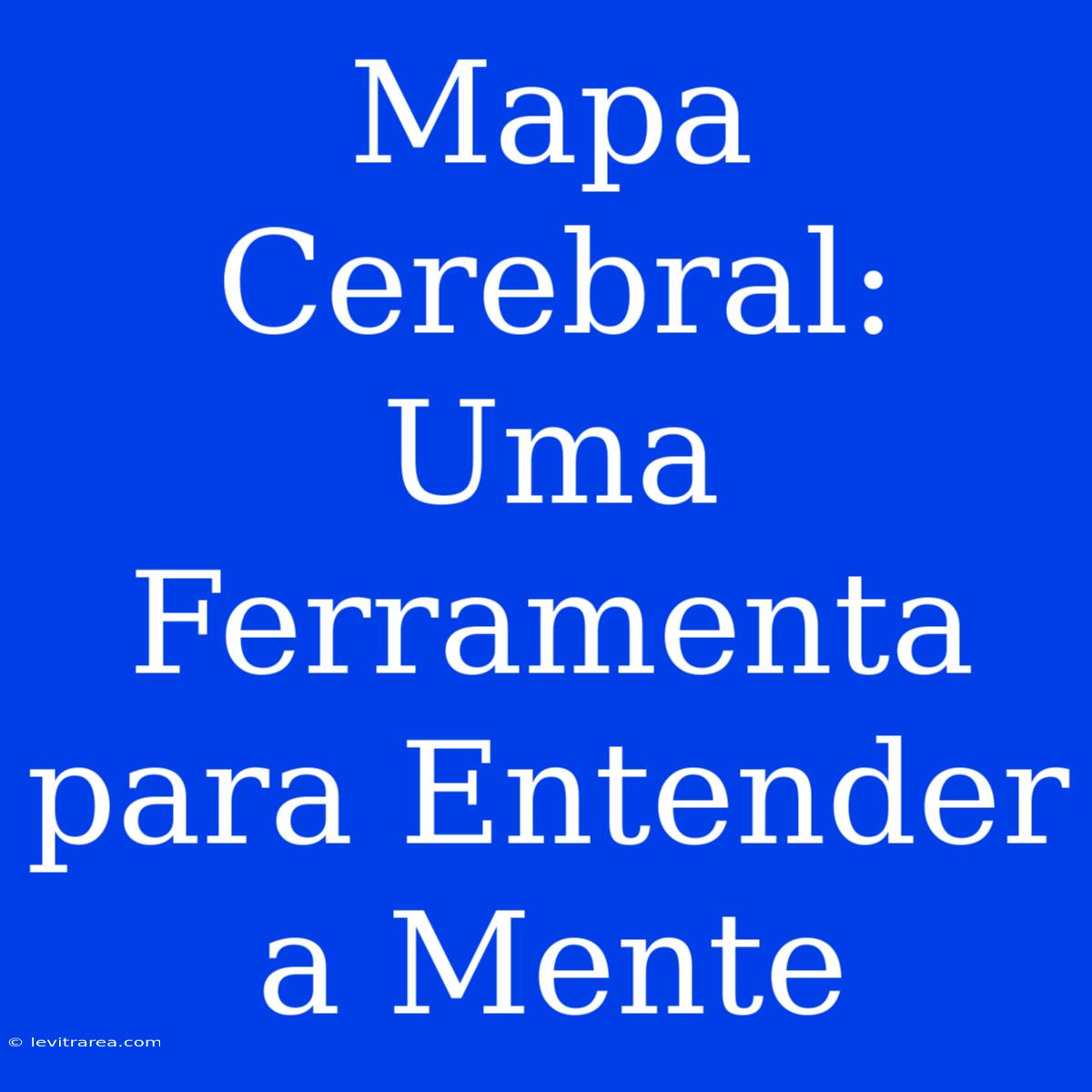 Mapa Cerebral: Uma Ferramenta Para Entender A Mente 