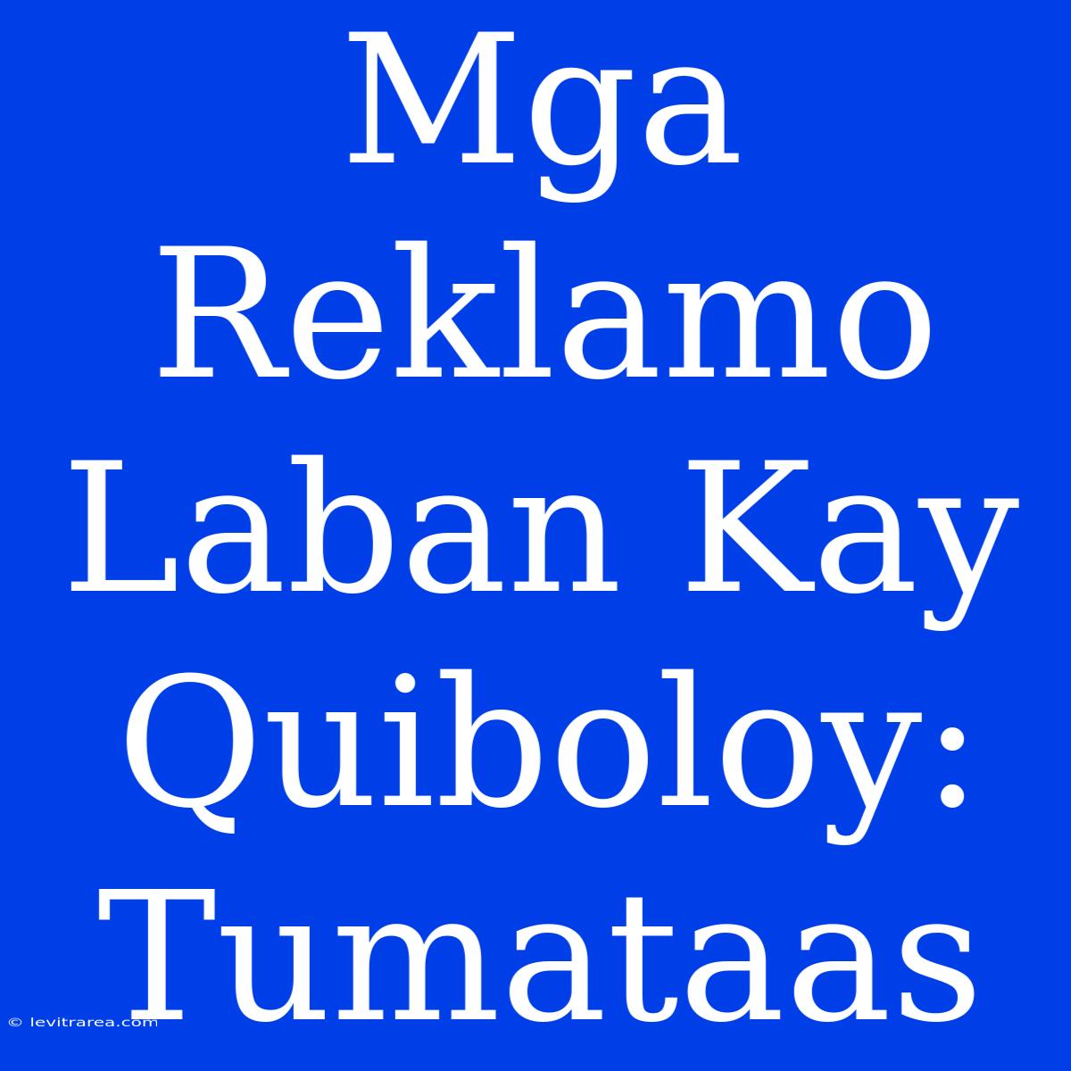 Mga Reklamo Laban Kay Quiboloy: Tumataas