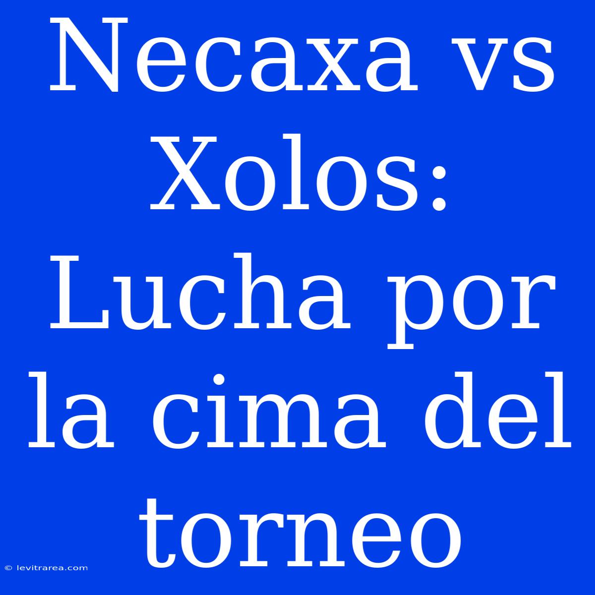 Necaxa Vs Xolos: Lucha Por La Cima Del Torneo