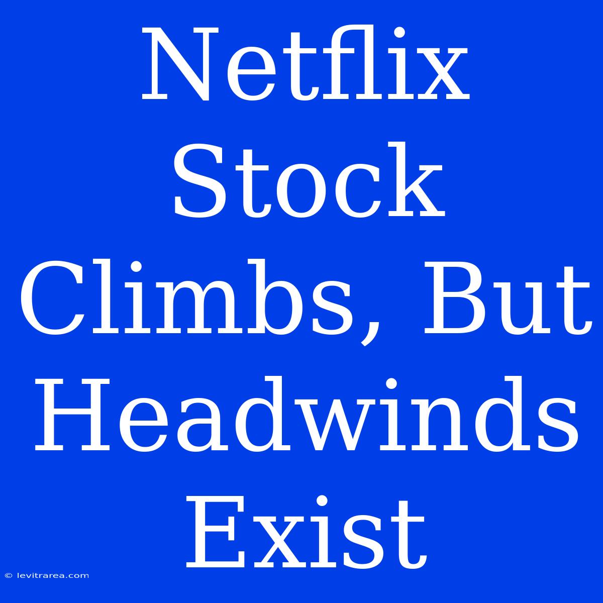 Netflix Stock Climbs, But Headwinds Exist