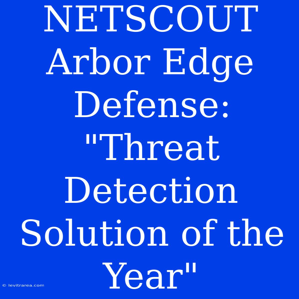 NETSCOUT Arbor Edge Defense: 