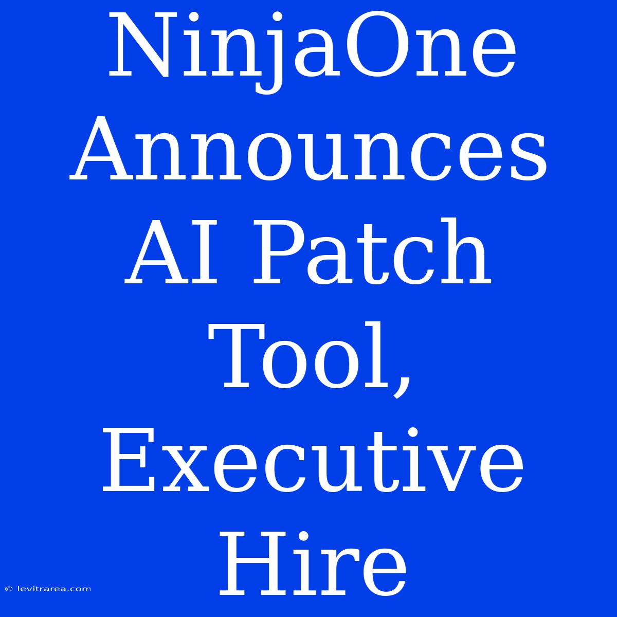 NinjaOne Announces AI Patch Tool, Executive Hire