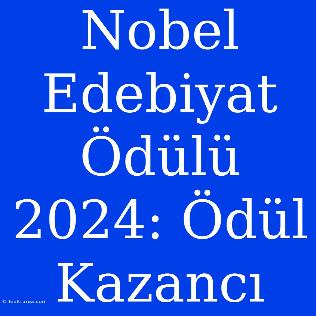 Nobel Edebiyat Ödülü 2024: Ödül Kazancı