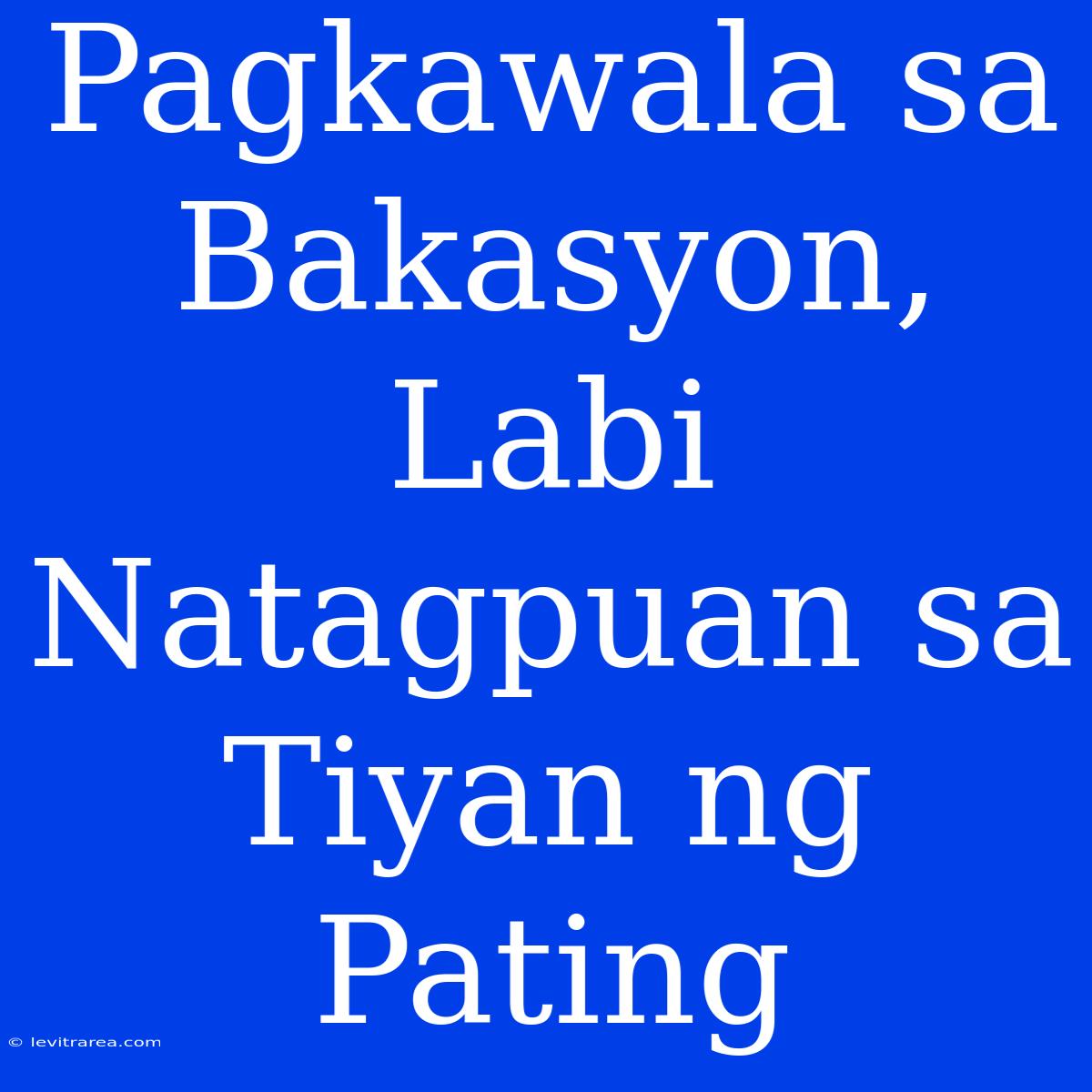 Pagkawala Sa Bakasyon, Labi Natagpuan Sa Tiyan Ng Pating