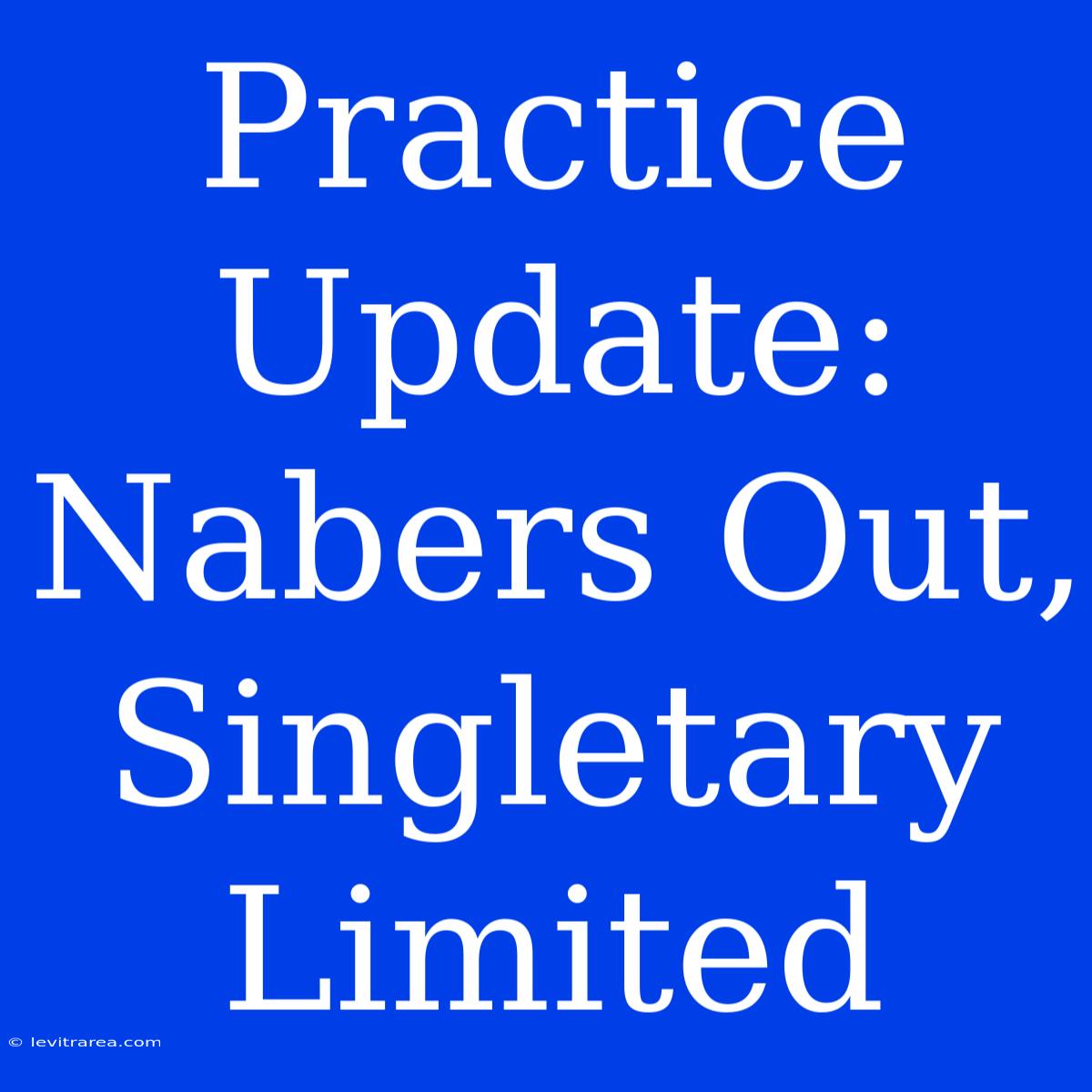 Practice Update: Nabers Out, Singletary Limited