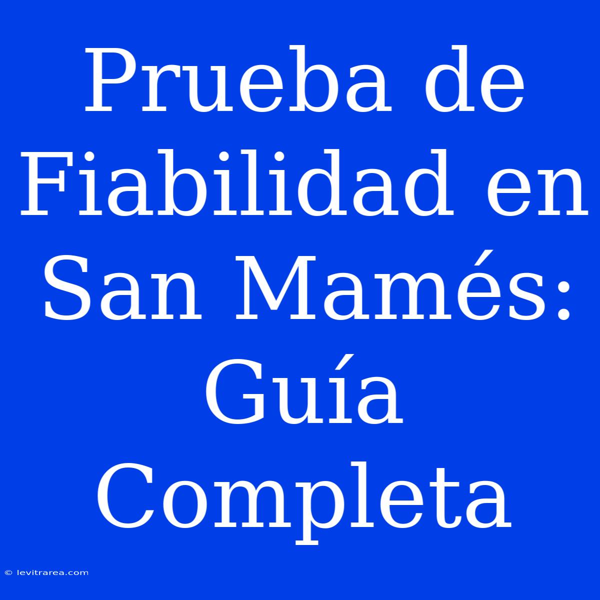 Prueba De Fiabilidad En San Mamés: Guía Completa