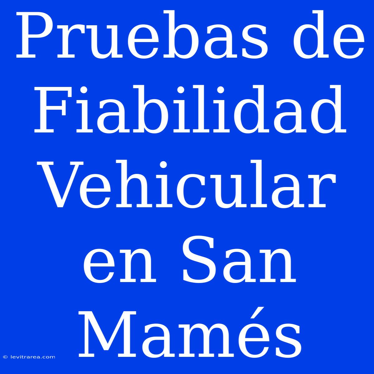 Pruebas De Fiabilidad Vehicular En San Mamés