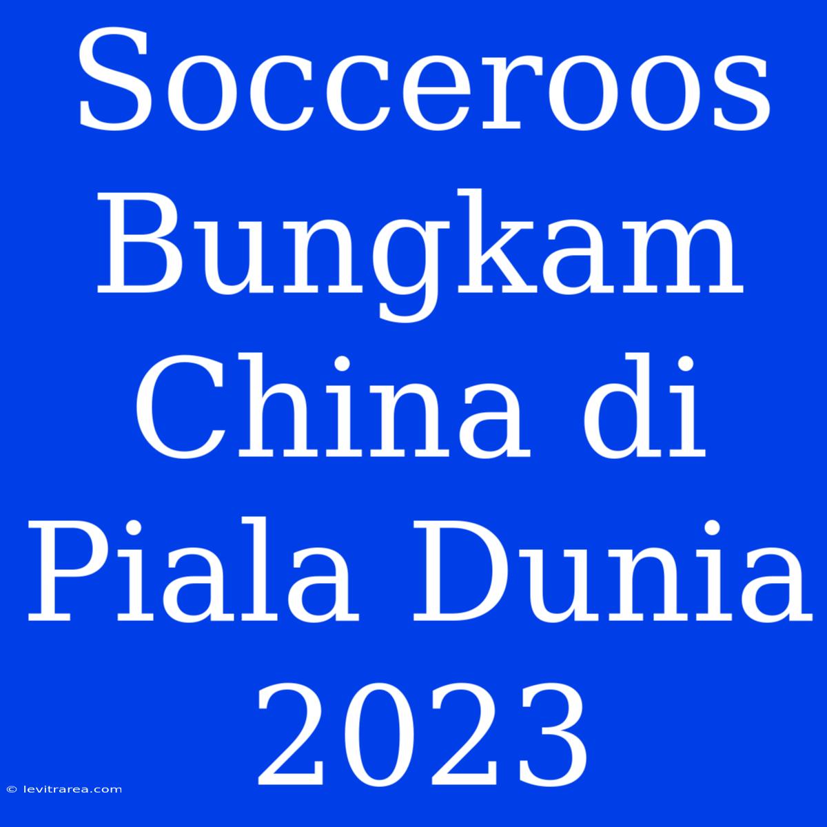 Socceroos Bungkam China Di Piala Dunia 2023