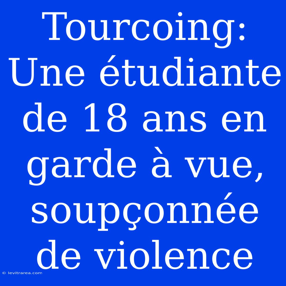 Tourcoing: Une Étudiante De 18 Ans En Garde À Vue, Soupçonnée De Violence