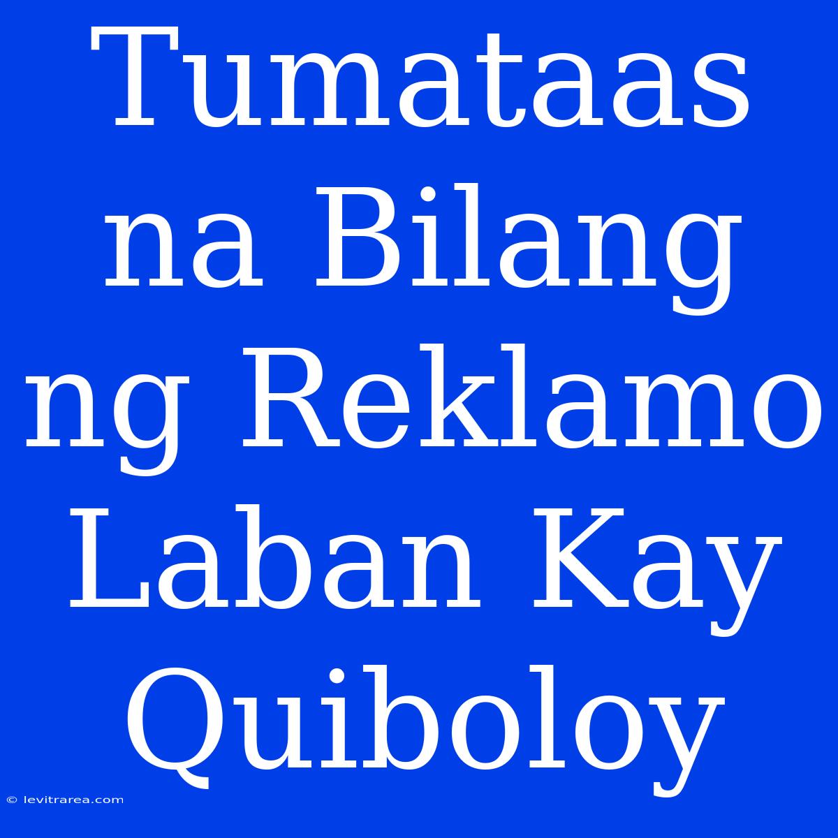 Tumataas Na Bilang Ng Reklamo Laban Kay Quiboloy