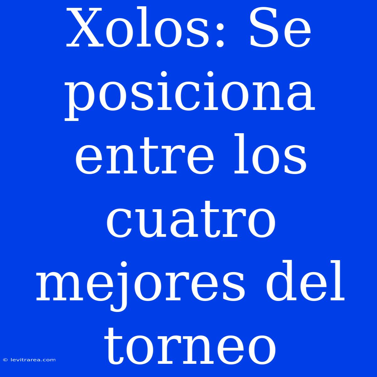 Xolos: Se Posiciona Entre Los Cuatro Mejores Del Torneo