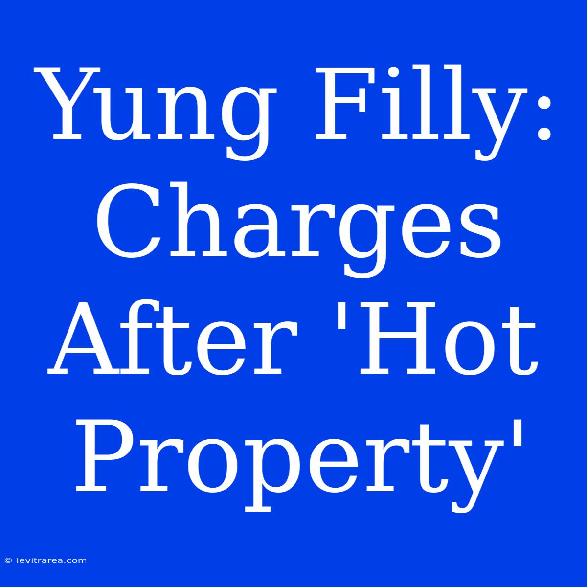 Yung Filly: Charges After 'Hot Property'